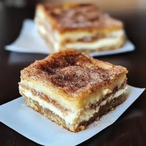 Churros Cheesecake Bars