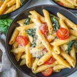 Creamy Tomato Spinach Pasta
