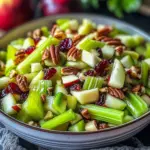 Delicious Harvest Celery Salad with Sweet Maple-Pecan Twist