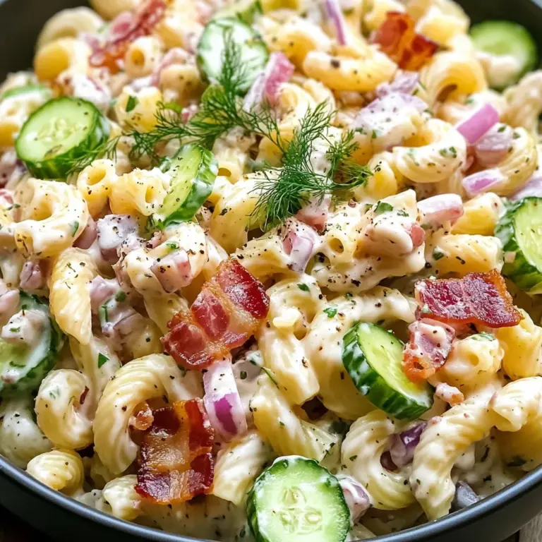 Dill Pickle Turkey Bacon Pasta Salad That Will Wow Your Taste Buds