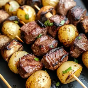 Easy Grilled Steak and Potato Kabobs
