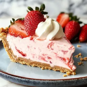Easy Strawberry Marshmallow Pie