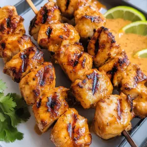 Grilled Bang Bang Chicken Skewers