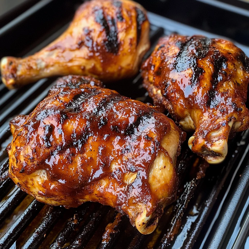 Grilled Chicken Quarters
