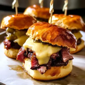 Instant Pot Glazed Corned Beef Sliders