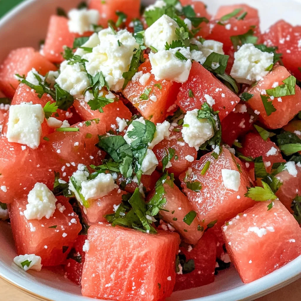 Mexican Watermelon Salad