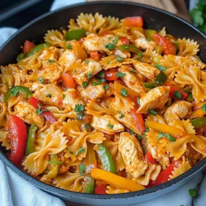 One Pot Chicken Fajita Pasta