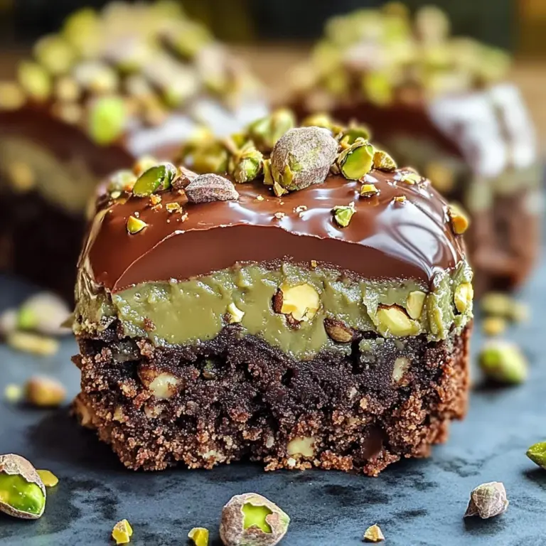 Pistachio Ferrero Rocher Brownies Recipe You’ll Crave Forever