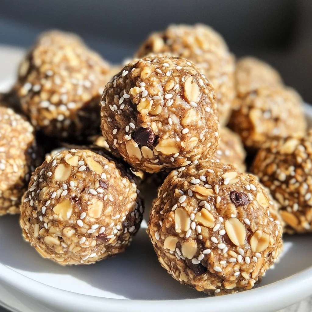 Quick + Easy No Bake Oatmeal Peanut Butter Bites