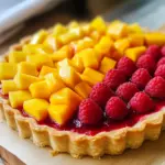 Raspberry Mango Tart