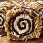 S’mores Rolled Rice Krispie Treats