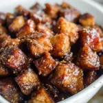 Spicy Maple Keto beef Belly Bites