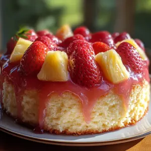 Strawberry Pineapple Pound Cake: A Moist and Fruity Dessert Favorite