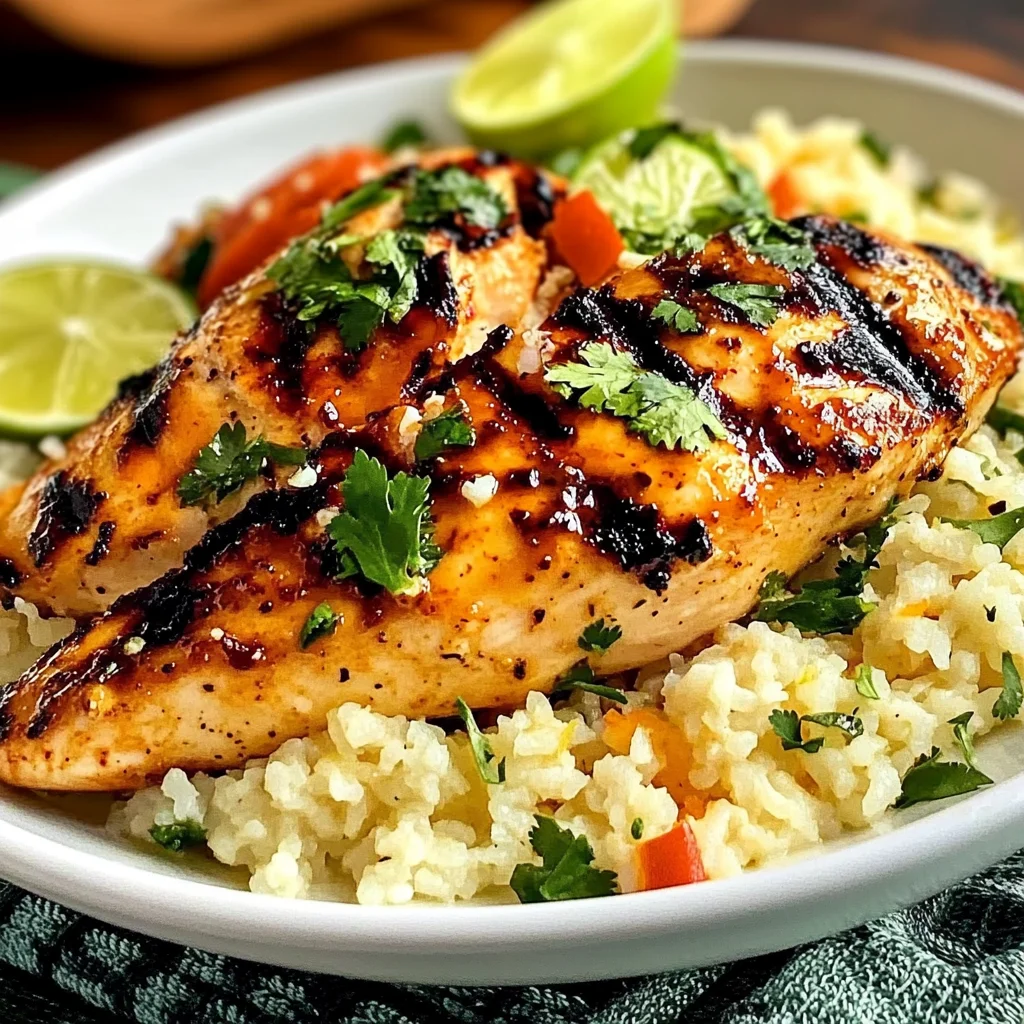 Sweet Chili Coconut-Lime Grilled Chicken