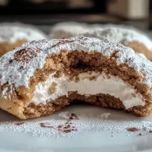 Tiramisu Crinkle Cookies That Melt in Your Mouth