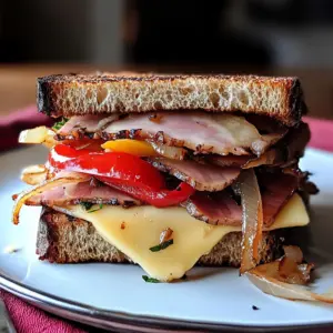 chicken chicken ham and Manchego Sandwich