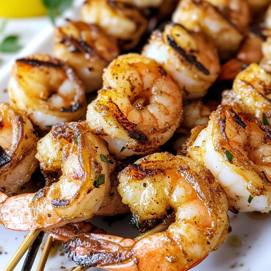 Cajun Grilled Shrimp Skewers