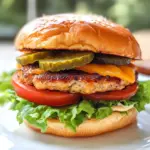Classic chicken hamburgers