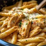 Crock Pot Cajun Chicken Pasta – Creamy, Spicy, and Effortlessly Delicious