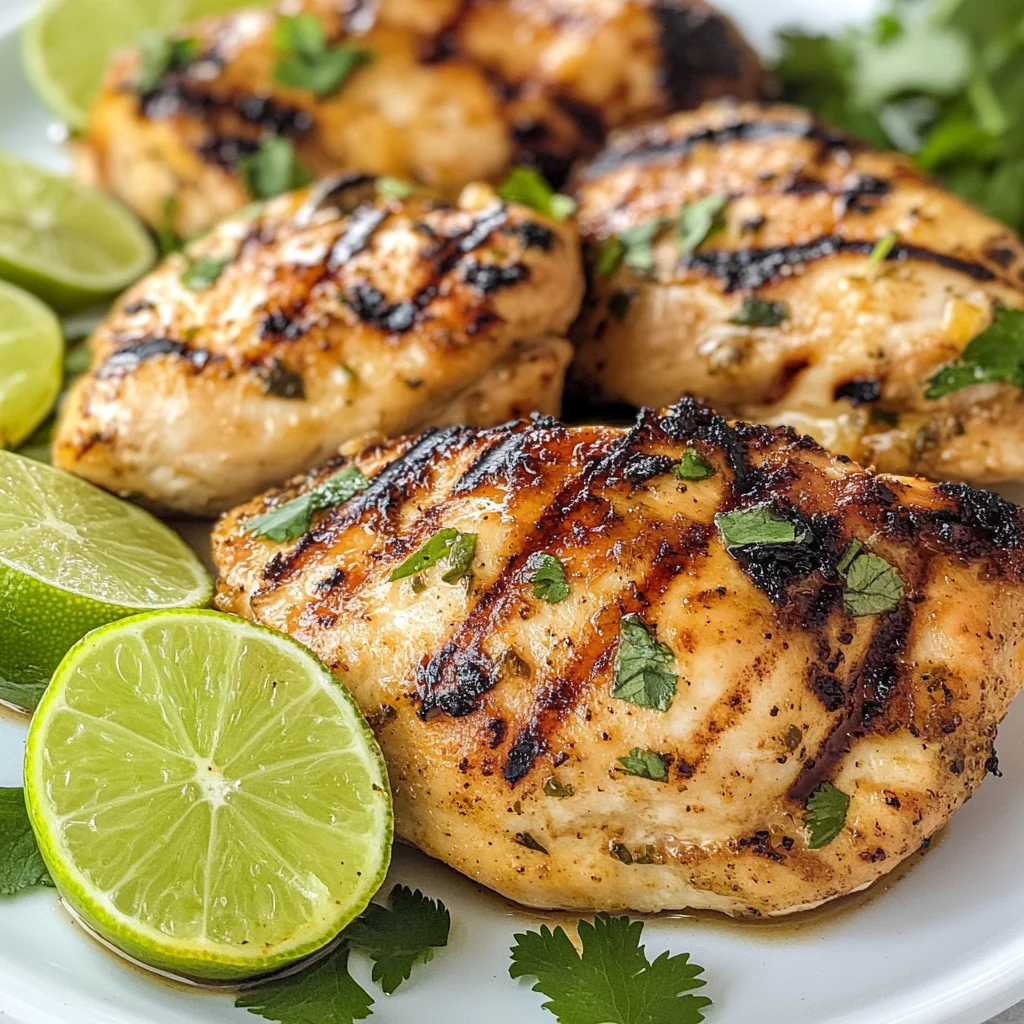 Grilled Tequila Lime Chicken