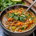 High-Protein Vegan Crockpot Lentil and Chickpea Stew