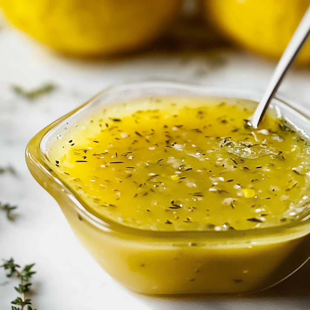 Lemon Vinaigrette Dressing