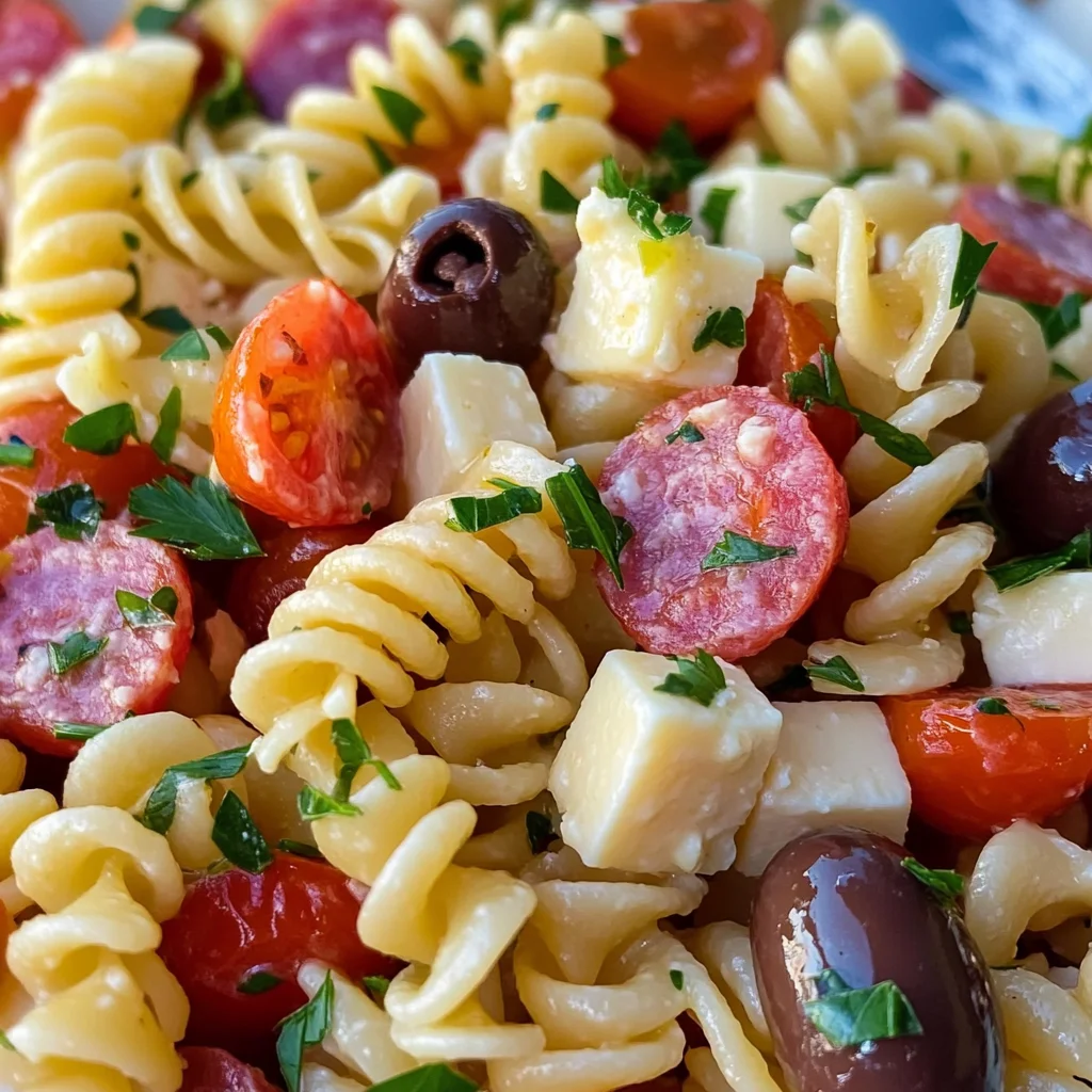 Loaded Antipasto Pasta Salad