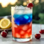 Red White and Blue Layered Cocktail