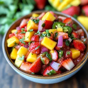 Strawberry Mango Salsa